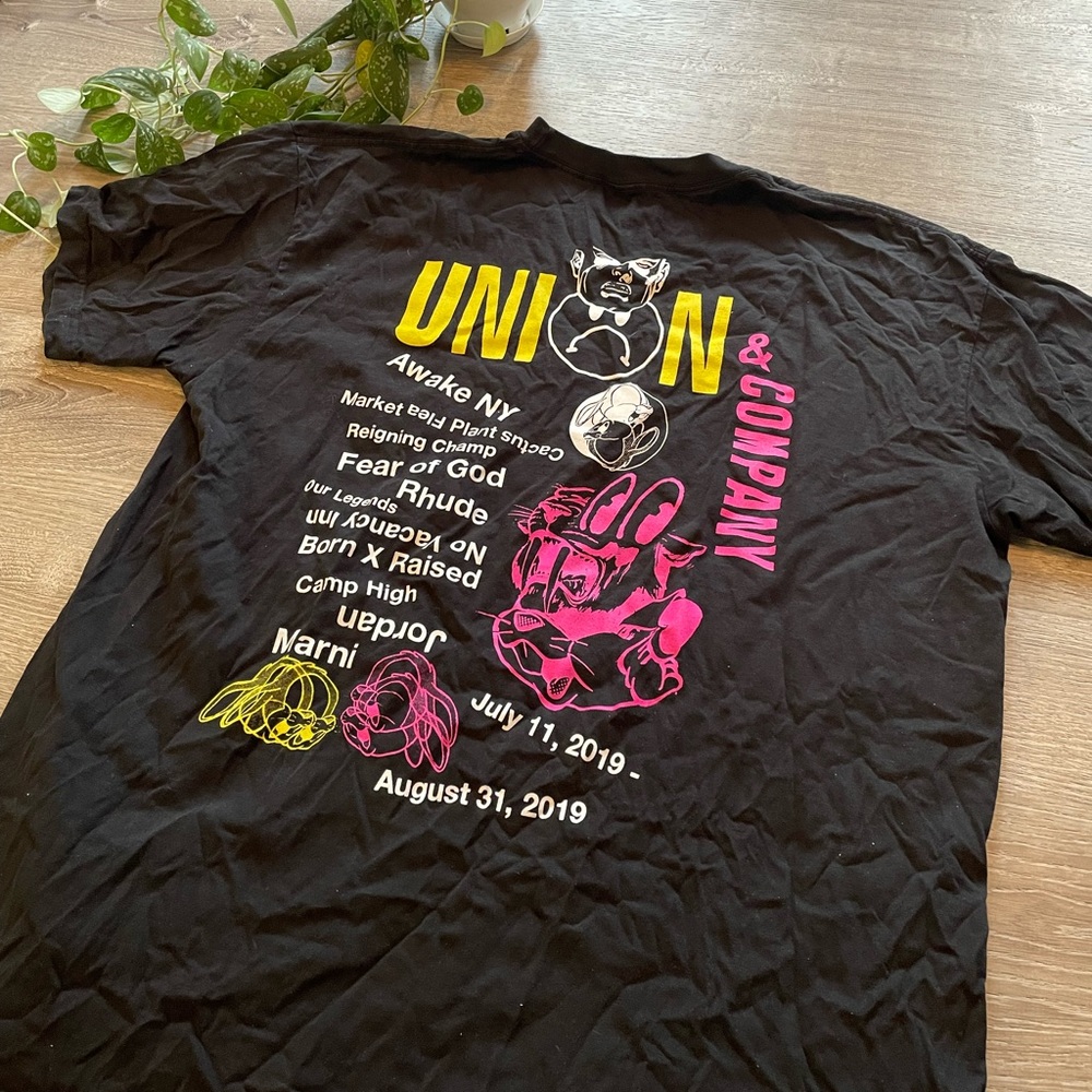 Union Los Angeles Tour style Shirt with all sister brands [Rare]
